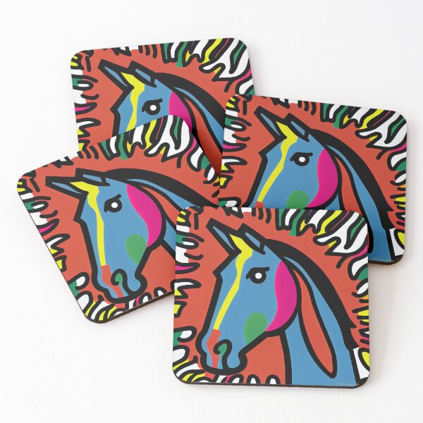 Item preview, Colorful Horse Head Pop Art designed and sold by Mitch-Angelo.