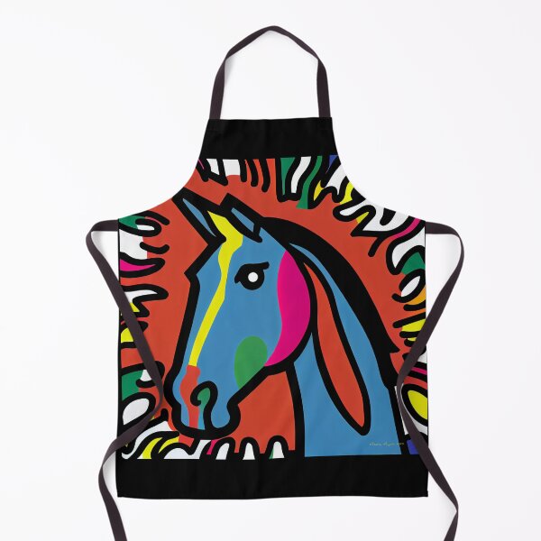 Item preview, Colorful Horse Head Pop Art designed and sold by Mitch-Angelo.