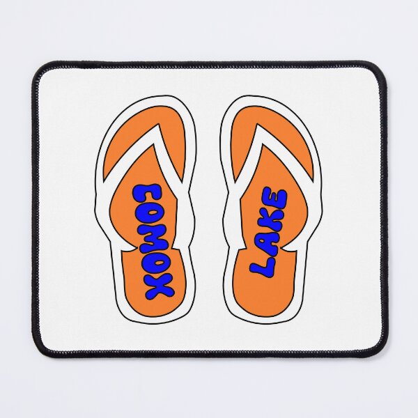 Item preview, Comox Lake Flip Flop Sandals Beach Summer designed and sold by HatzicTshirts.