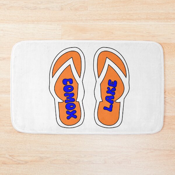 Item preview, Comox Lake Flip Flop Sandals Beach Summer designed and sold by HatzicTshirts.