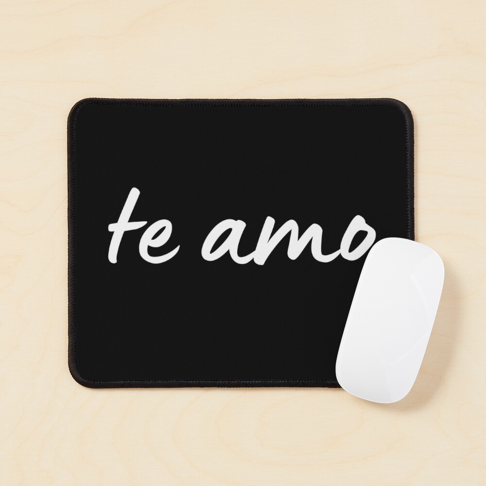 Spanish I Love You Te Amo Minimalist Cursive Valentines Day  Sticker for  Sale by mariejosee22
