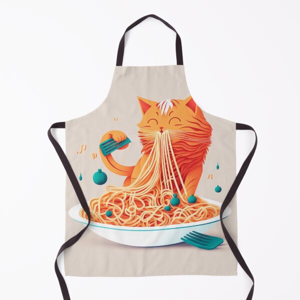 Item preview, " Cat eats spaghetti " designed and sold by Mykhailov.