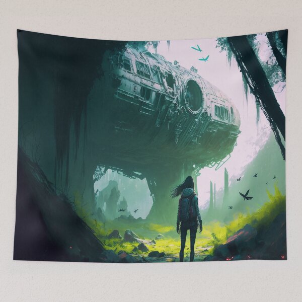 Item preview, Abandonned Ship in a fairy clearing  designed and sold by Hestilyass.