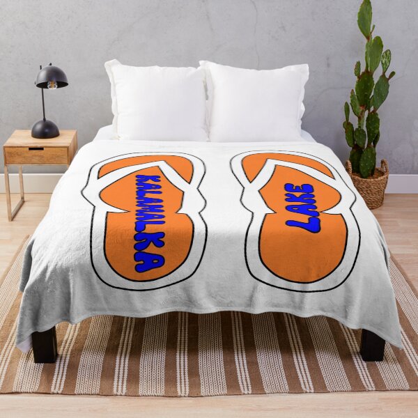 Item preview, Kalamalka Lake Flip Flop Sandals Beach Summer designed and sold by HatzicTshirts.