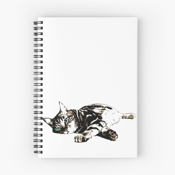 Item preview, Sleepy Tiger Cat Just Waking Up - Stencil  designed and sold by Littleviews.