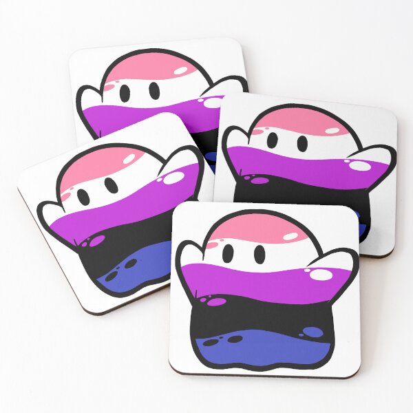 Item preview, Spooky Fluid Ghost Genderfluid Pride Flag designed and sold by SweetestCremita.