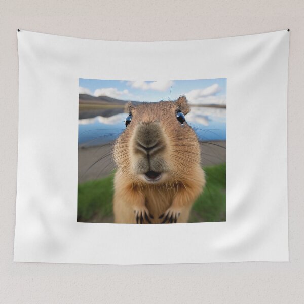 Item preview, A Shocked Capybara designed and sold by GingerArranger.