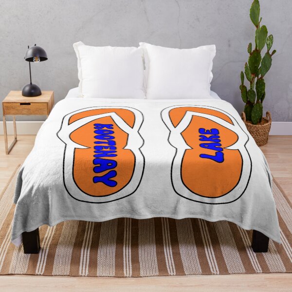 Item preview, Kootenay Lake Flip Flop Sandals Beach Summer designed and sold by HatzicTshirts.