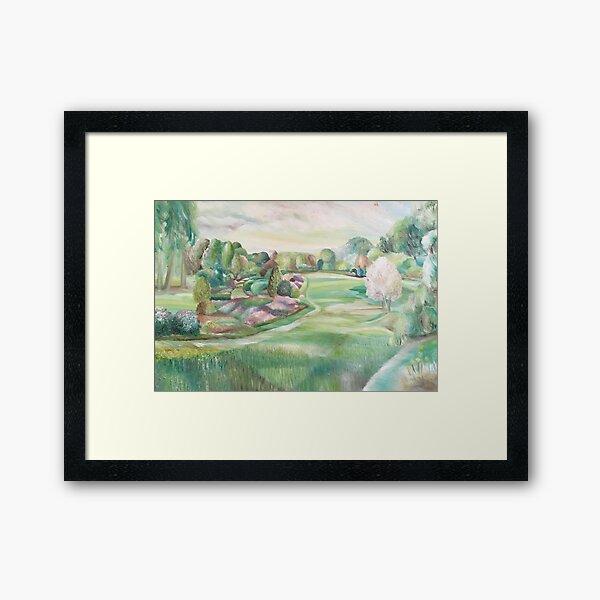 Harmony In The Garden Framed Art Print