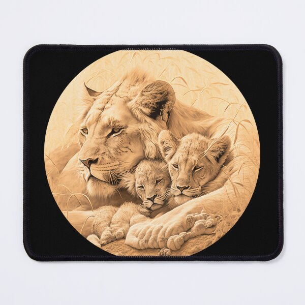 Item preview, Lioness and Cubs designed and sold by mrchavish.