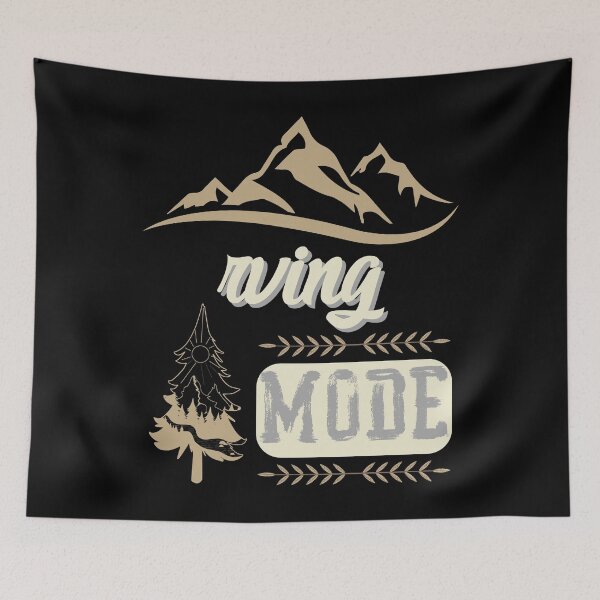 Item preview, rving mode, forest river sun inside tree pine designed and sold by movie-popcorn.