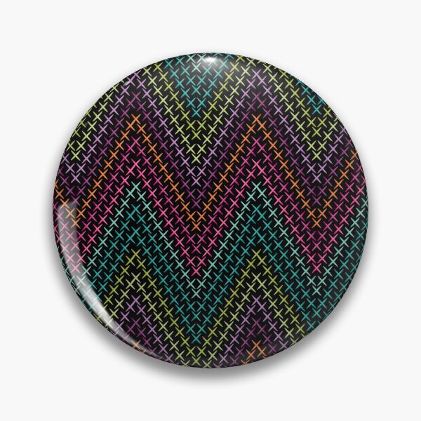 Item preview, Cross Stitch Rainbow Chevron designed and sold by Illyrium.