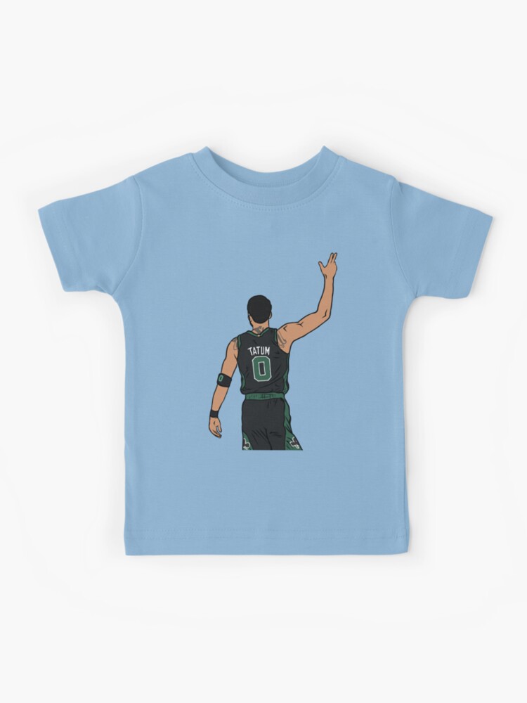 Jayson Tatum 3 Point Celebration Kids T-Shirt for Sale by RatTrapTees