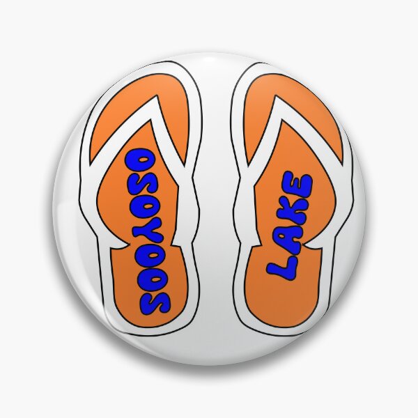 Item preview, Osoyoos Lake Flip Flop Sandals Beach Summer designed and sold by HatzicTshirts.