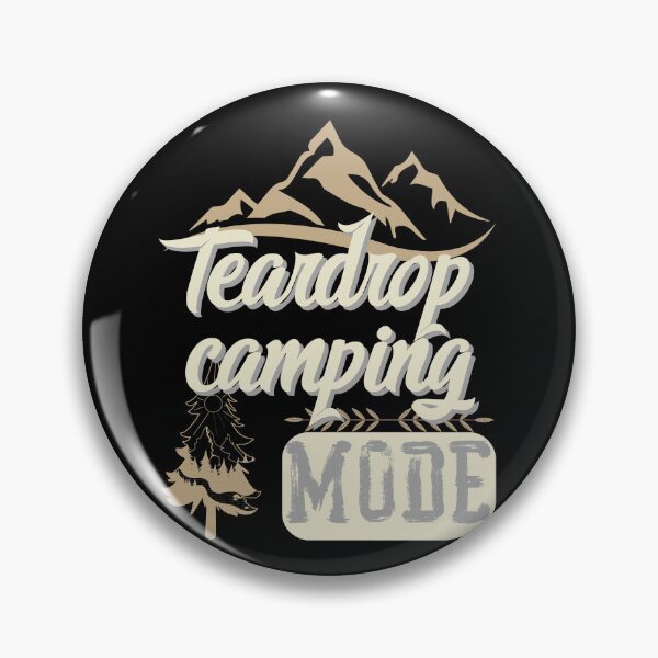 Item preview, teardrop camping mode, forest river sun inside tree pine designed and sold by movie-popcorn.
