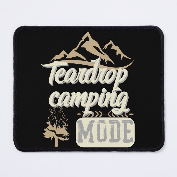 Item preview, teardrop camping mode, forest river sun inside tree pine designed and sold by movie-popcorn.