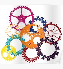 Industrial Wheels 1 Poster