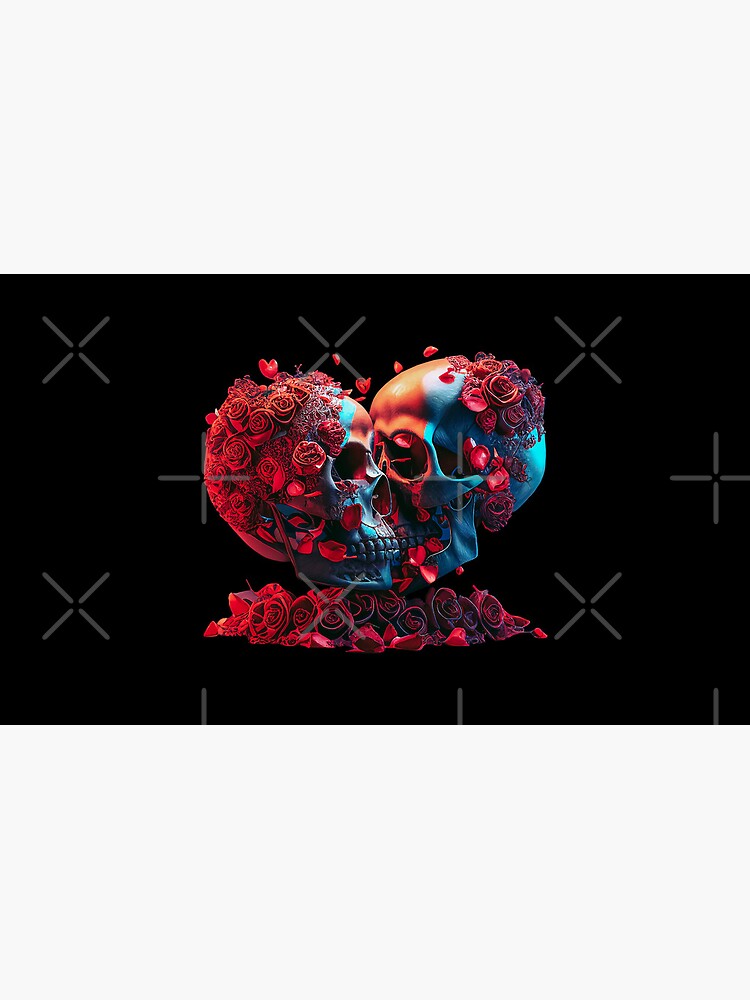 Thumbnail 6 of 6, Coffee Mug, Valentine Day Skulls designed and sold by POST-VANITAS.
