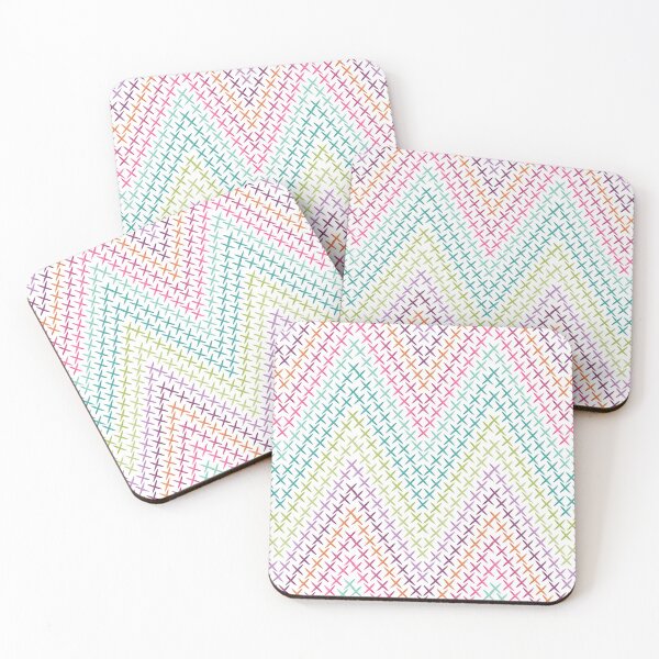 Item preview, Cross Stitch Rainbow Chevron designed and sold by Illyrium.