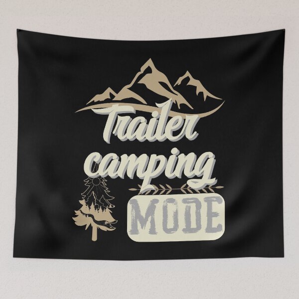 Item preview, trailer camping mode, forest river sun inside tree pine designed and sold by movie-popcorn.