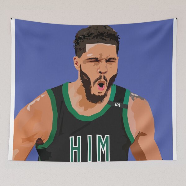 Item preview, Jayson Tatum HIM Portrait designed and sold by RatTrapTees.