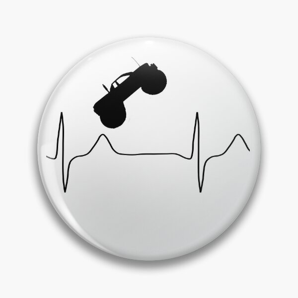 Item preview,  My heart beats for monstertrucks (light background) designed and sold by Jeeb-Arts.