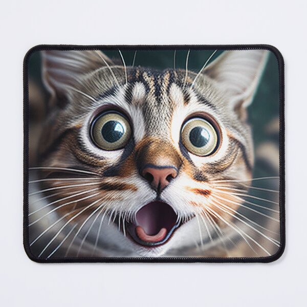 Item preview, A Shocked Cat designed and sold by GingerArranger.