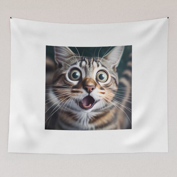 Item preview, A Shocked Cat designed and sold by GingerArranger.