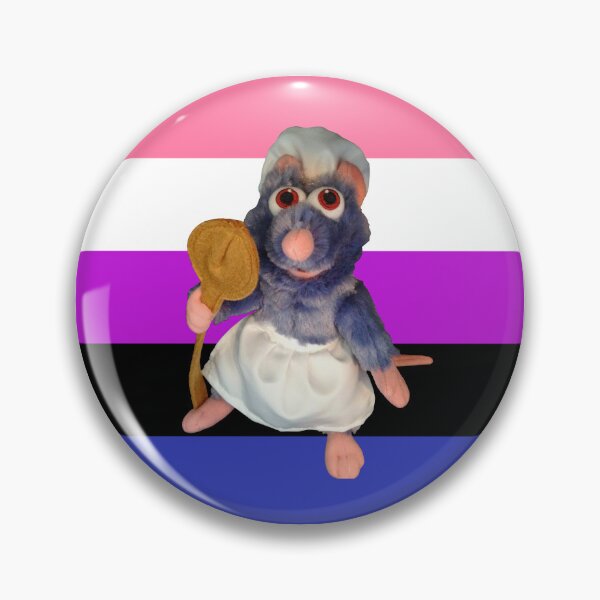 Item preview, ratatouille genderfluid rights designed and sold by casserolestan.