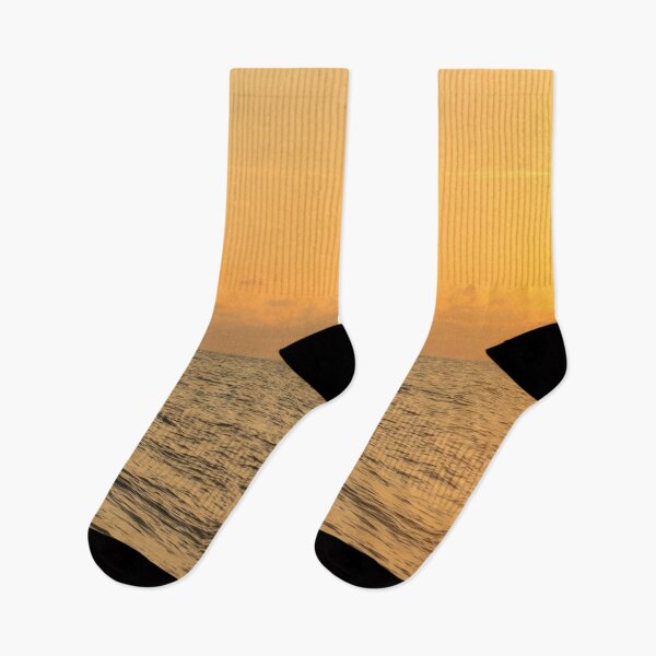 Item preview, Golden Hour, Tuscan Coast, with Distant Sailboat designed and sold by MH65Designs.