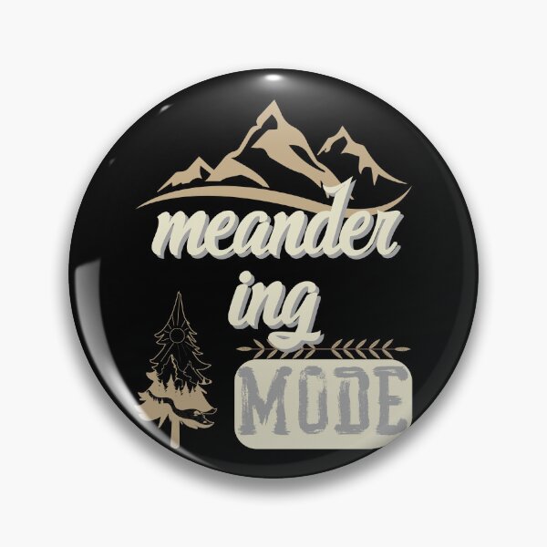 Item preview, meander ing mode, forest river sun inside tree pine designed and sold by movie-popcorn.