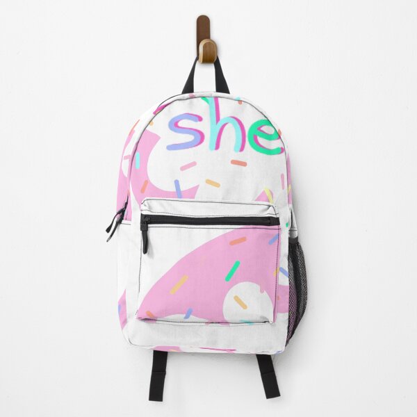 Item preview, Birthday Cake She/Her Pronoun Pin designed and sold by casserolestan.