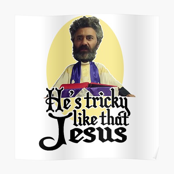 Tricky Jesus Wilderpeople Poster