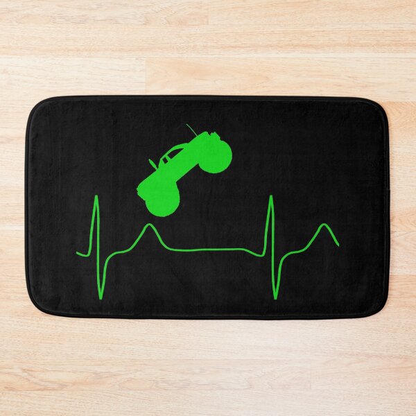 Item preview, My heart beats for monstertrucks (monitor green) designed and sold by Jeeb-Arts.