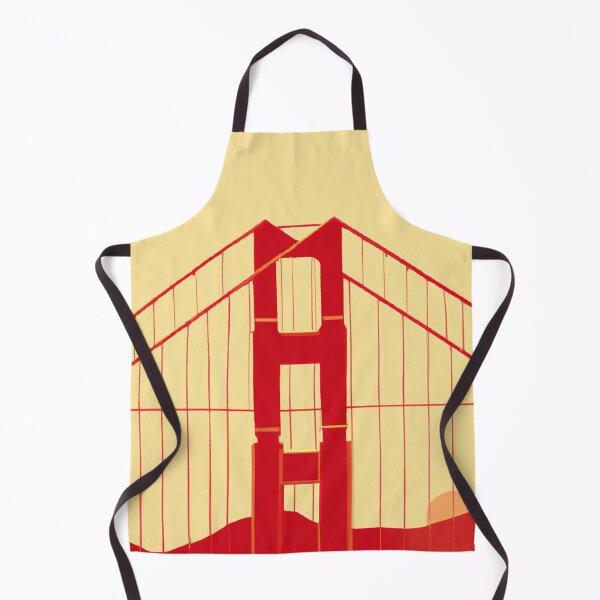 Item preview, San Francisco Golden Gate Bridge Art Deco designed and sold by hunnyworks-.