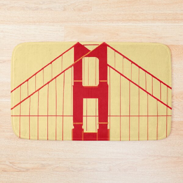 Item preview, San Francisco Golden Gate Bridge Art Deco designed and sold by hunnyworks-.