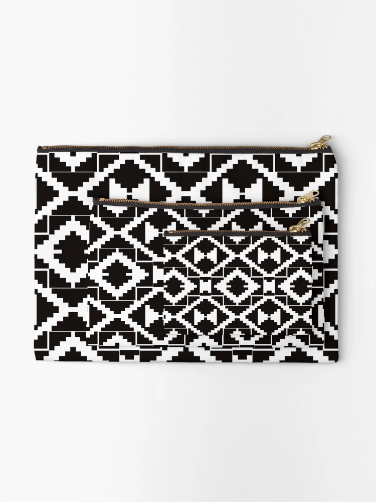 Thumbnail 2 of 4, Zipper Pouch, Aztec pattern designed and sold by Inaroda.