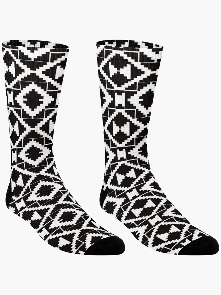 Thumbnail 3 of 5, Socks, Aztec pattern designed and sold by Inaroda.