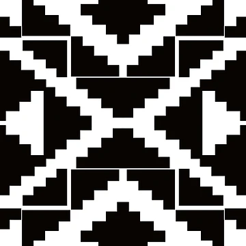 Artwork thumbnail, Aztec pattern  by Inaroda