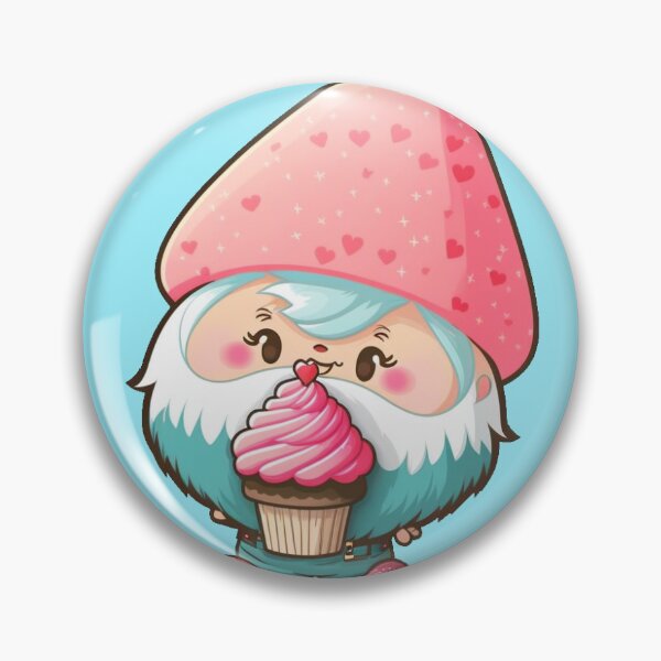 Item preview, Gnome with Cupcake designed and sold by Black-Glove.