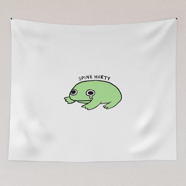 Item preview, Spine Hurty | Green Frog designed and sold by iristocat.