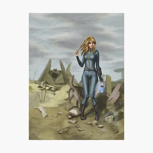 Fallout Girl Photographic Print For Sale By Kwtd Redbubble