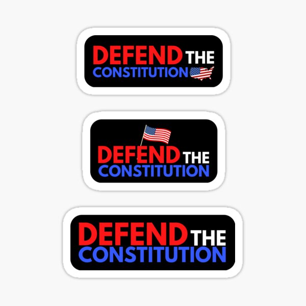 Item preview, Defend the Constitution USA America STICKER PACK designed and sold by Zentropik.