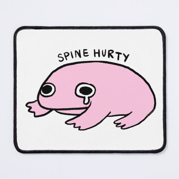 Item preview, Spine Hurty | Pink Frog designed and sold by iristocat.
