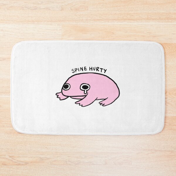 Item preview, Spine Hurty | Pink Frog designed and sold by iristocat.