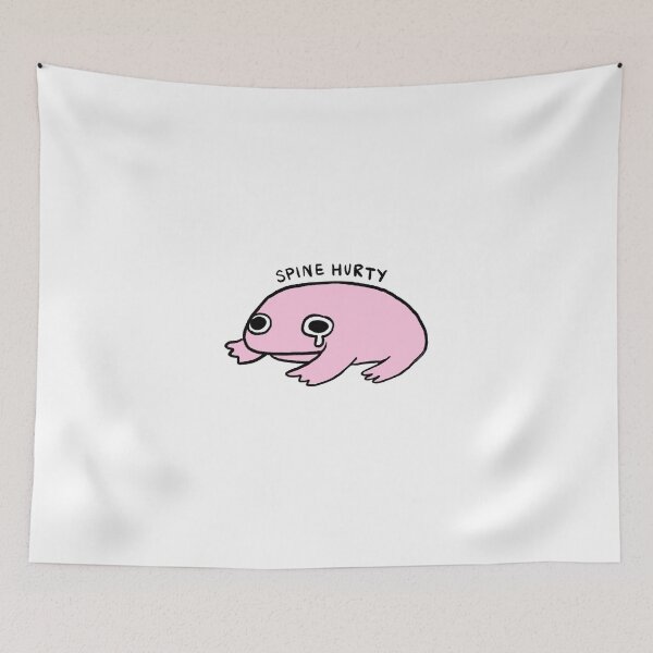 Item preview, Spine Hurty | Pink Frog designed and sold by iristocat.