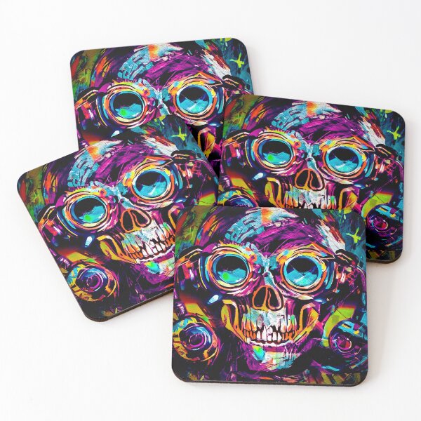 Item preview, Abstract Psycho Skull designed and sold by chaoticabstract.