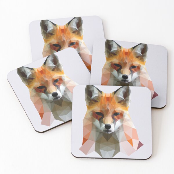 Artikelvorschau, Fox-Poly-Kunst entworfen und verkauft von hunnyworks-.