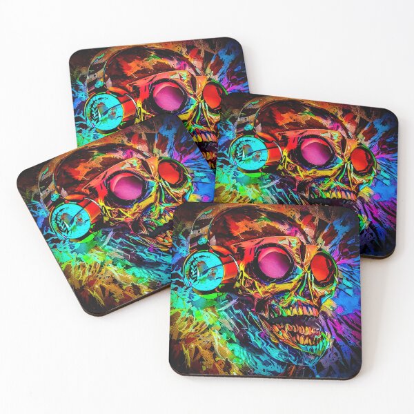 Item preview, Abstract Psycho Skull designed and sold by chaoticabstract.