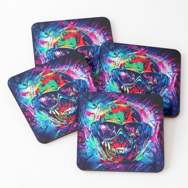 Item preview, Abstract Psycho Skull designed and sold by chaoticabstract.